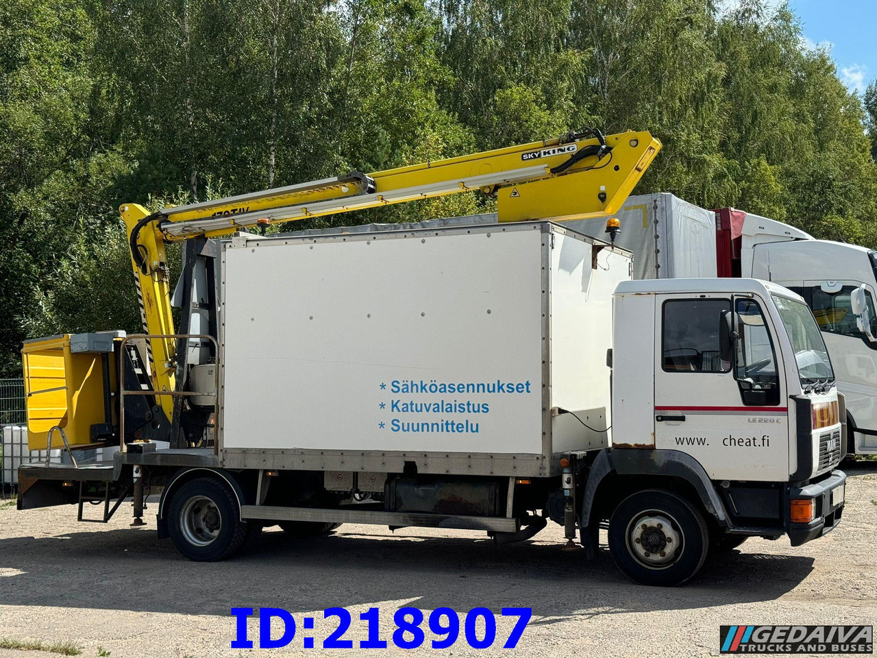 MAN LE 220C + Sky King 179TV - 트럭 탑재 고가작업 플랫폼 : 사진 4 MAN LE 220C + Sky King 179TV - 트럭 탑재 고가작업 플랫폼 : 사진 4