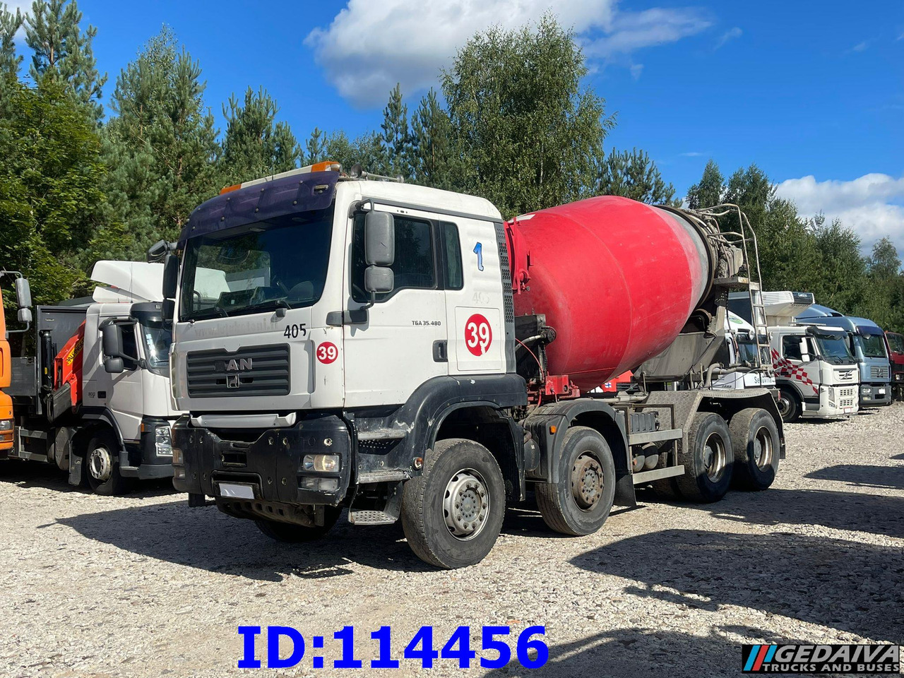 MAN TGA 35.480 8X4 8m3 Manual - 콘크리트 믹서 트럭 : 사진 1 MAN TGA 35.480 8X4 8m3 Manual - 콘크리트 믹서 트럭 : 사진 1