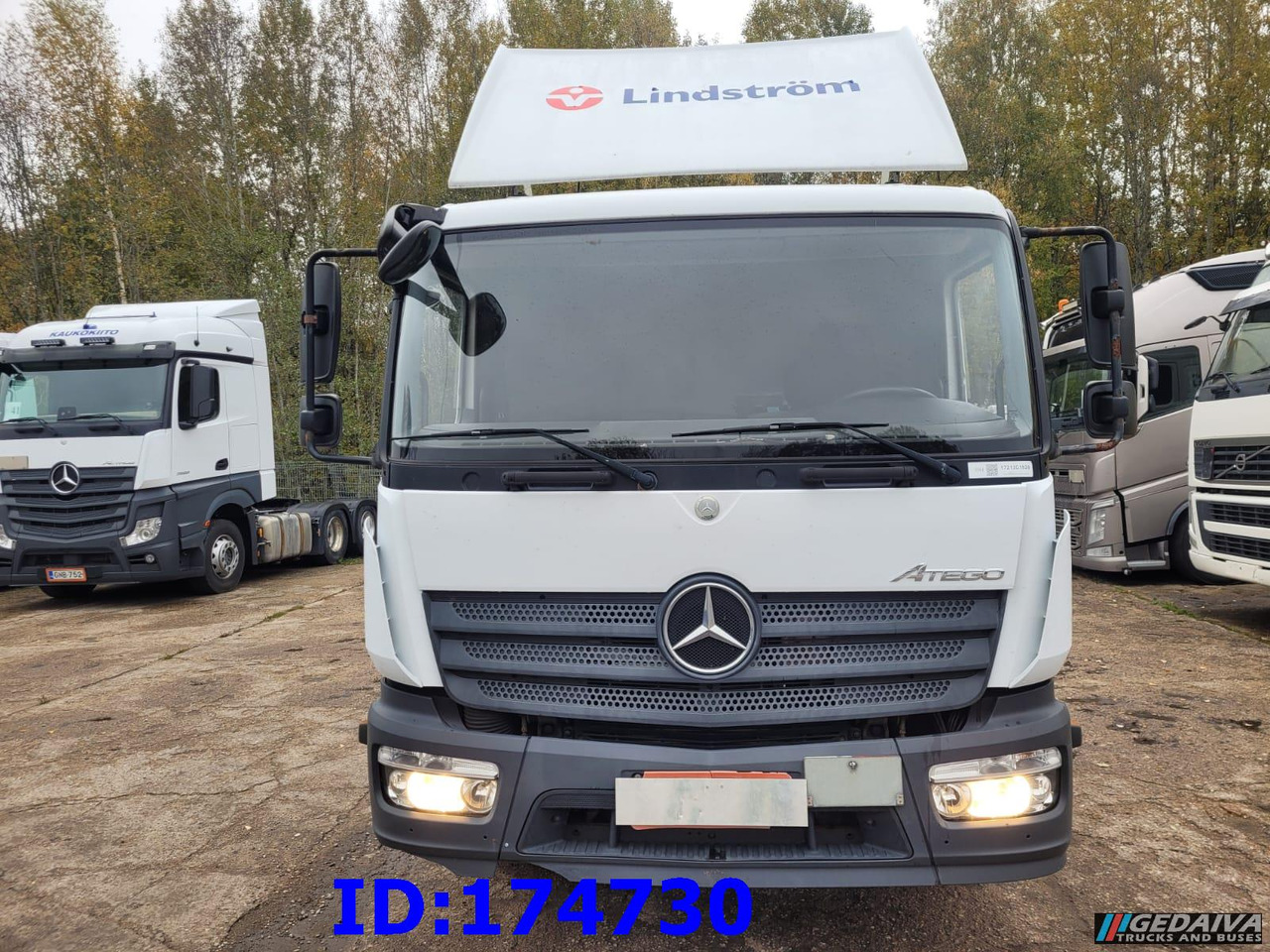 MERCEDES-BENZ Atego 1218 - Euro6 - Manual - Full Steel - 캡 새시 트럭 : 사진 2 MERCEDES-BENZ Atego 1218 - Euro6 - Manual - Full Steel - 캡 새시 트럭 : 사진 2