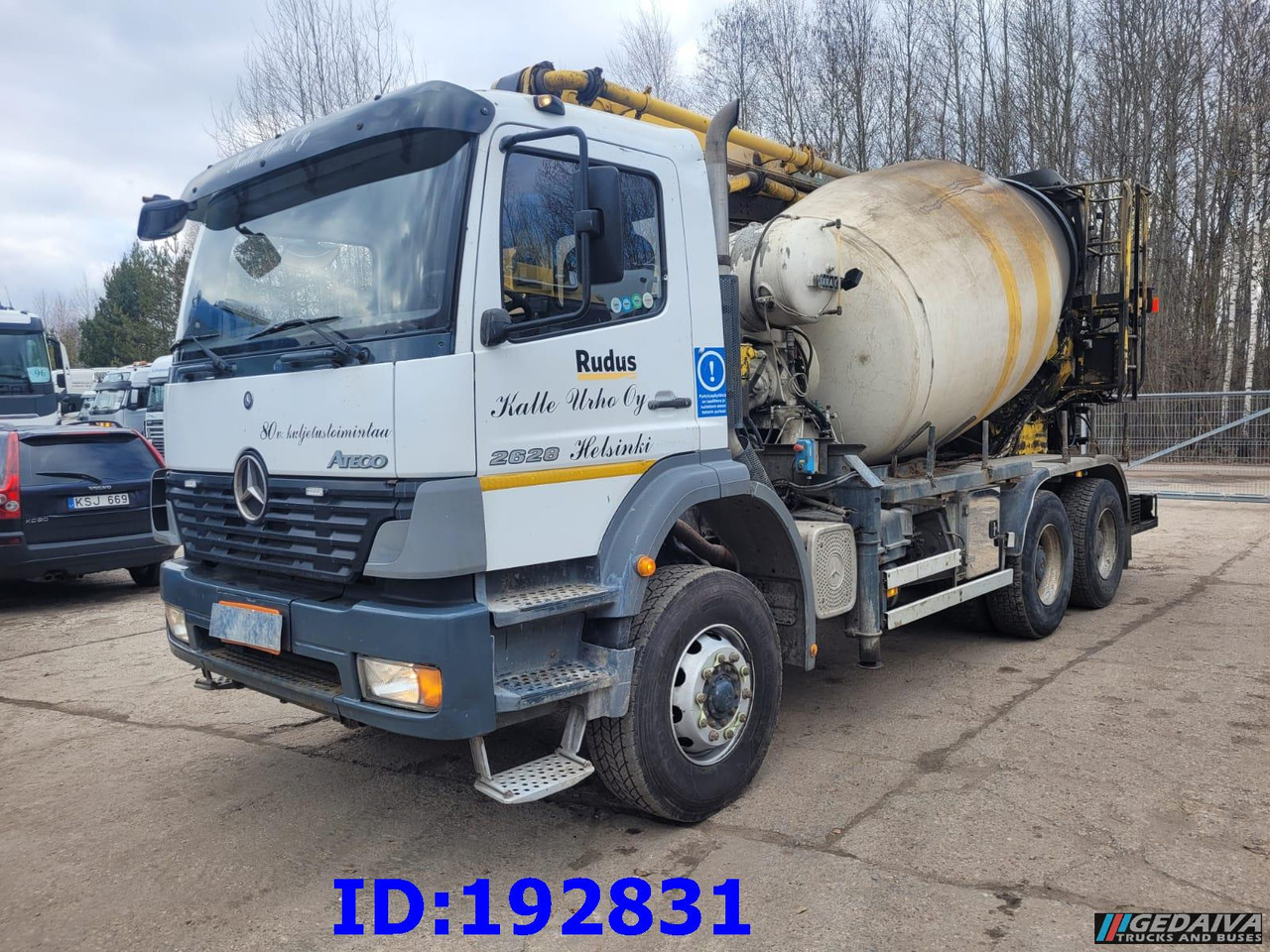 MERCEDES-BENZ Atego 2628 6x4 Schwing 17m 9m3 - 콘크리트 펌프 트럭 : 사진 4 MERCEDES-BENZ Atego 2628 6x4 Schwing 17m 9m3 - 콘크리트 펌프 트럭 : 사진 4