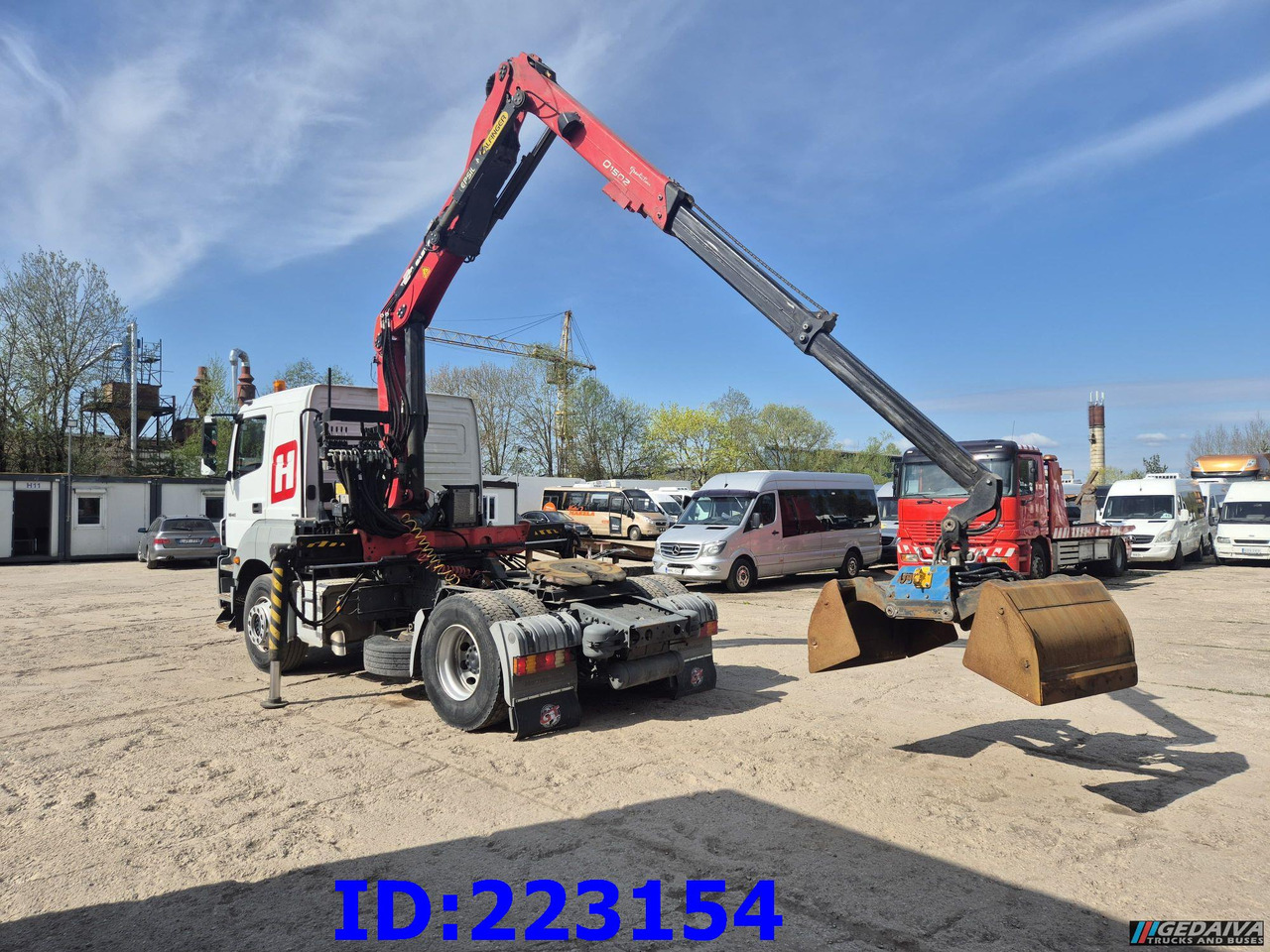 트랙터 유닛 MERCEDES-BENZ Axor 1840 +  Crane Epsilon Palfinger 0150Z : 사진 7