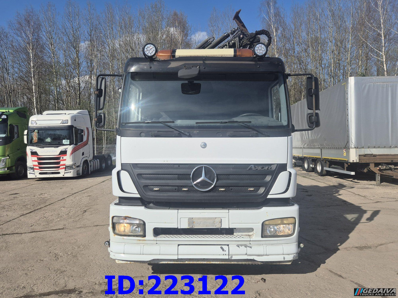 MERCEDES-BENZ Axor 2533 6x2 + Atlas 332.3E Crane - 덤프트럭 : 사진 2 MERCEDES-BENZ Axor 2533 6x2 + Atlas 332.3E Crane - 덤프트럭 : 사진 2