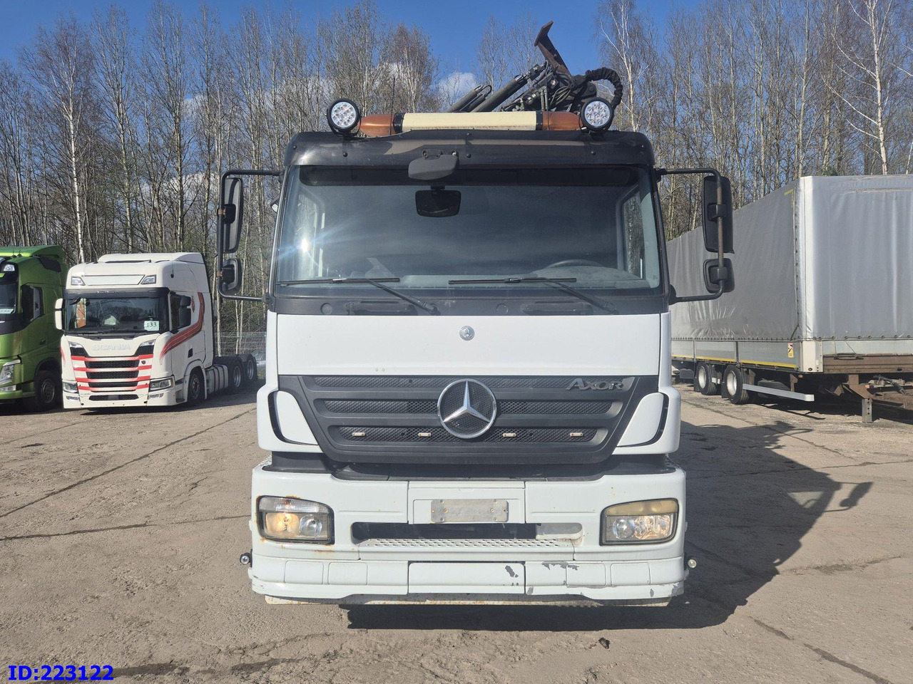 MERCEDES-BENZ Axor 2533 6x2 + Atlas 332.3E Crane - 덤프트럭 : 사진 2 MERCEDES-BENZ Axor 2533 6x2 + Atlas 332.3E Crane - 덤프트럭 : 사진 2