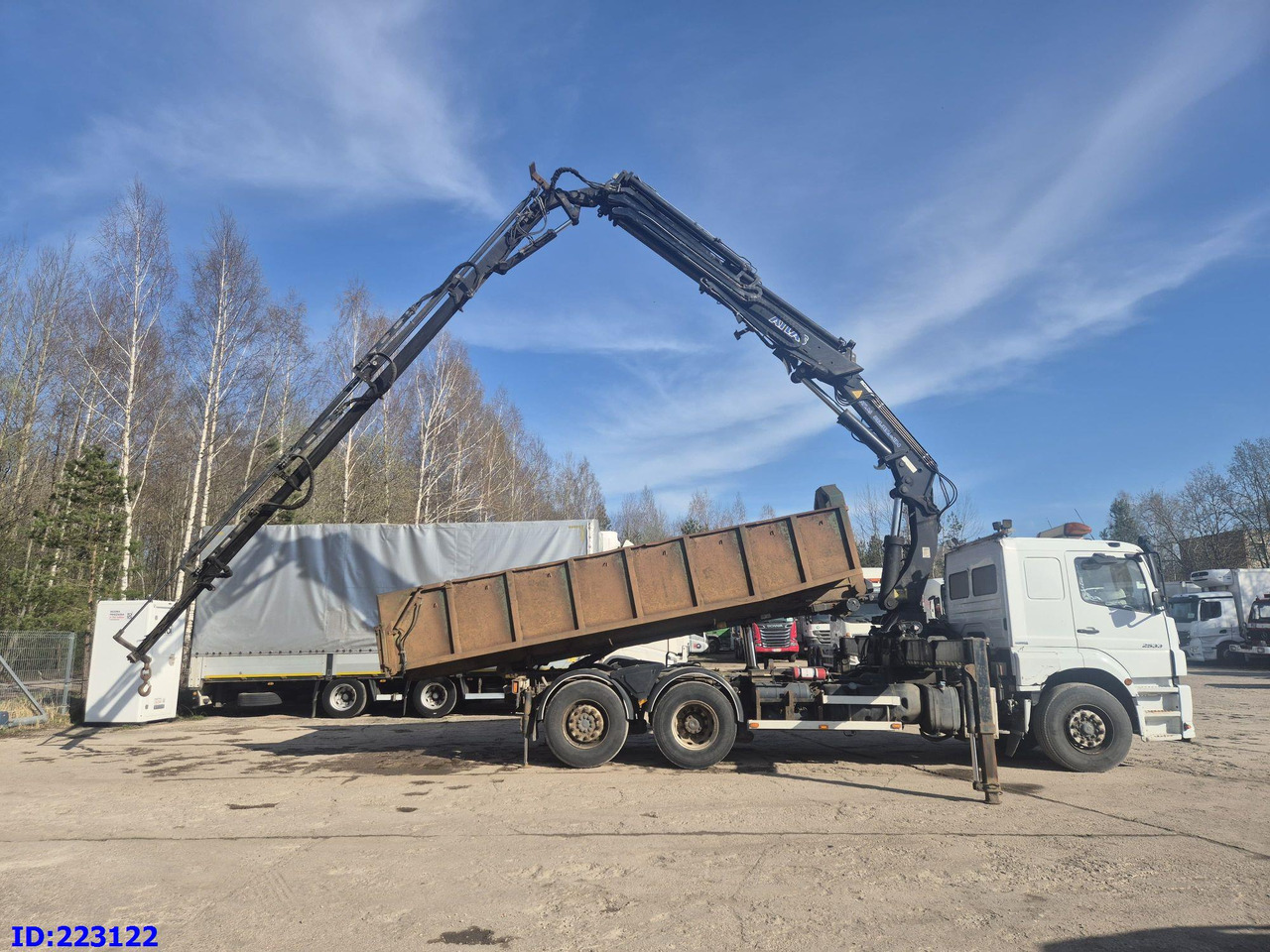 MERCEDES-BENZ Axor 2533 6x2 + Atlas 332.3E Crane - 덤프트럭 : 사진 5 MERCEDES-BENZ Axor 2533 6x2 + Atlas 332.3E Crane - 덤프트럭 : 사진 5