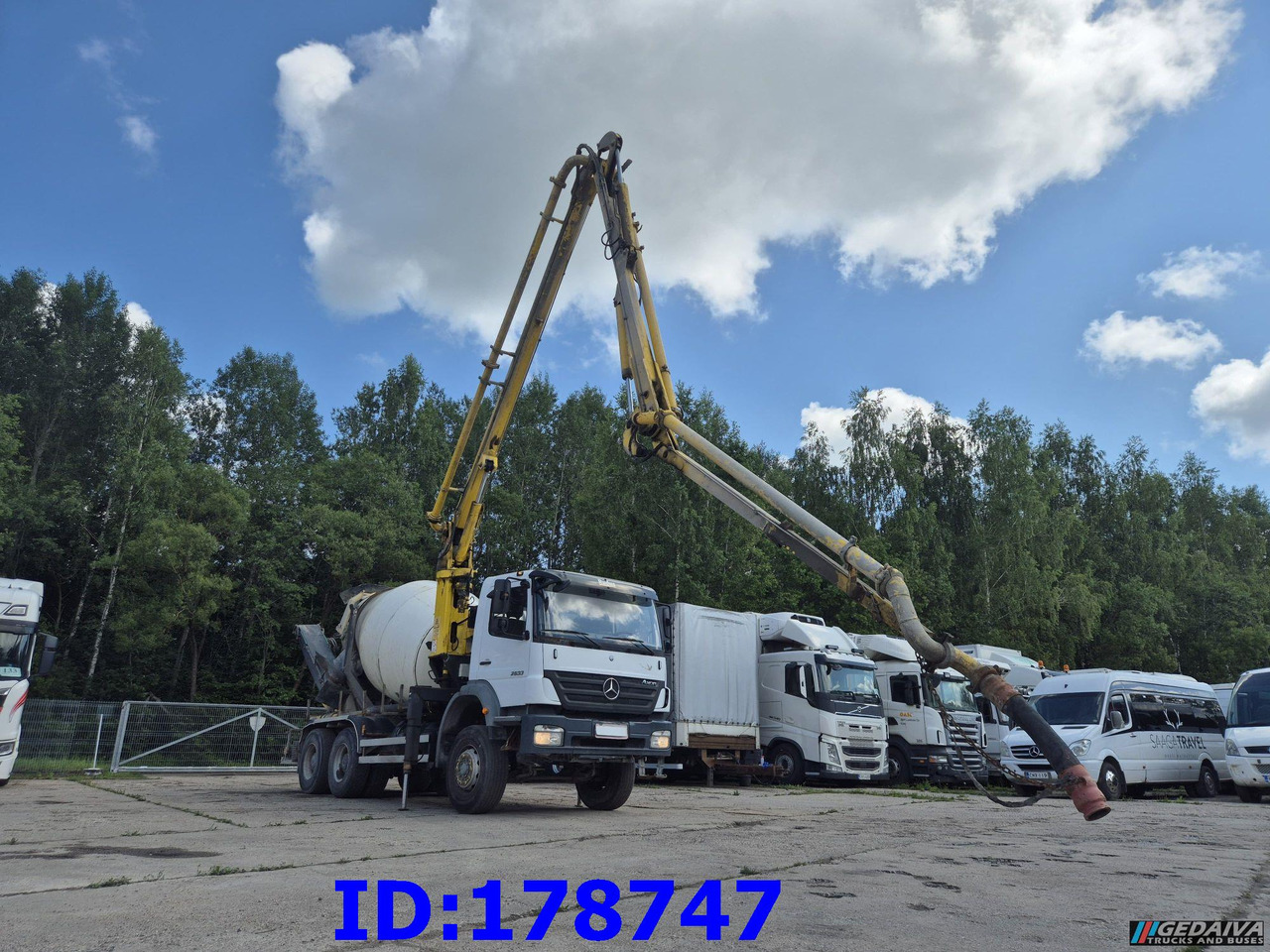 MERCEDES-BENZ Axor 2633 6x4 Schwing 750 - 콘크리트 펌프 트럭 : 사진 3 MERCEDES-BENZ Axor 2633 6x4 Schwing 750 - 콘크리트 펌프 트럭 : 사진 3