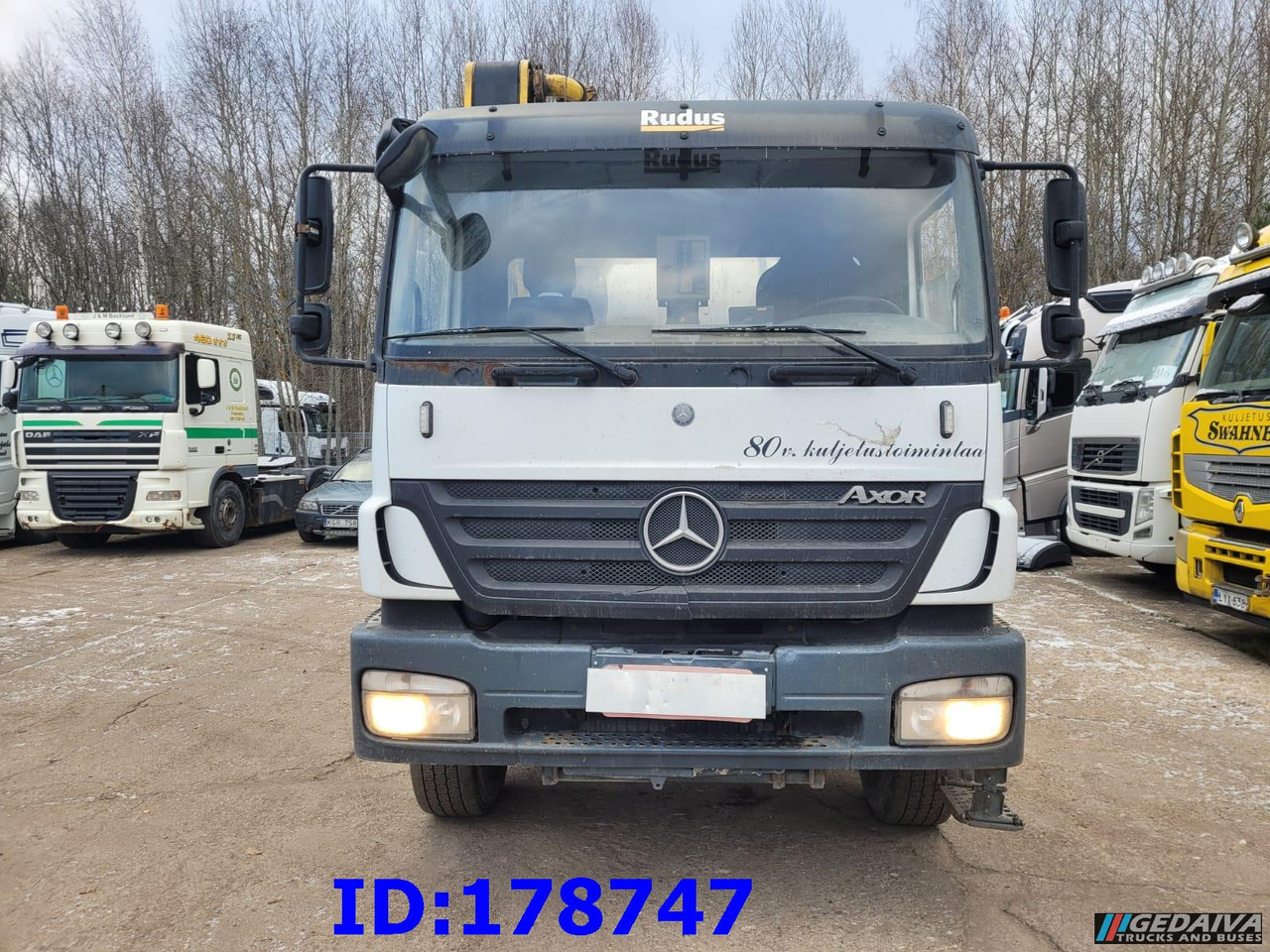 MERCEDES-BENZ Axor 2633 6x4 Schwing 750 - 콘크리트 펌프 트럭 : 사진 2 MERCEDES-BENZ Axor 2633 6x4 Schwing 750 - 콘크리트 펌프 트럭 : 사진 2