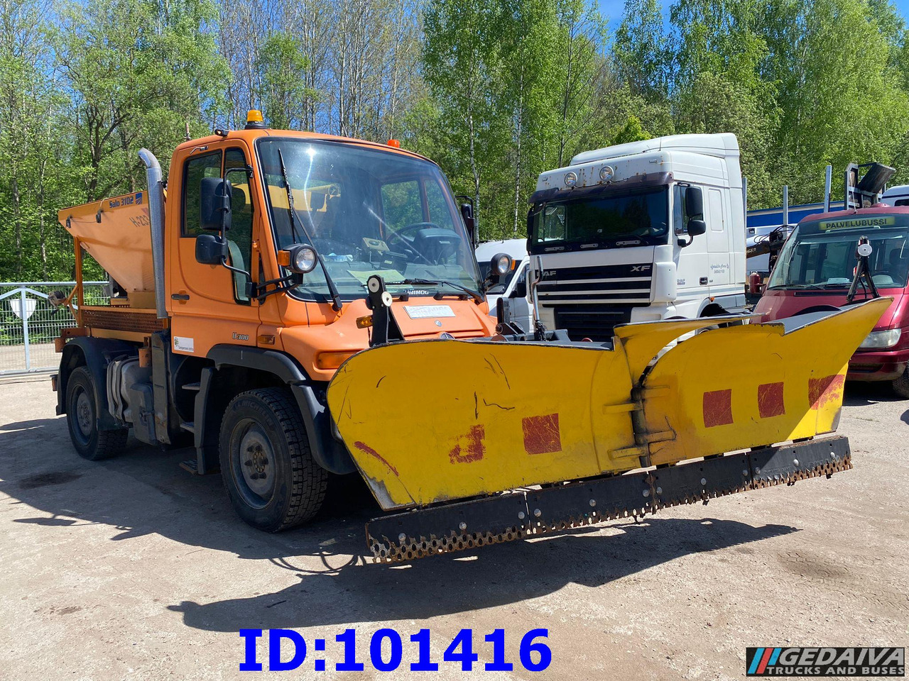 MERCEDES-BENZ Unimog U300 4X4 - 제설차량 : 사진 2 MERCEDES-BENZ Unimog U300 4X4 - 제설차량 : 사진 2