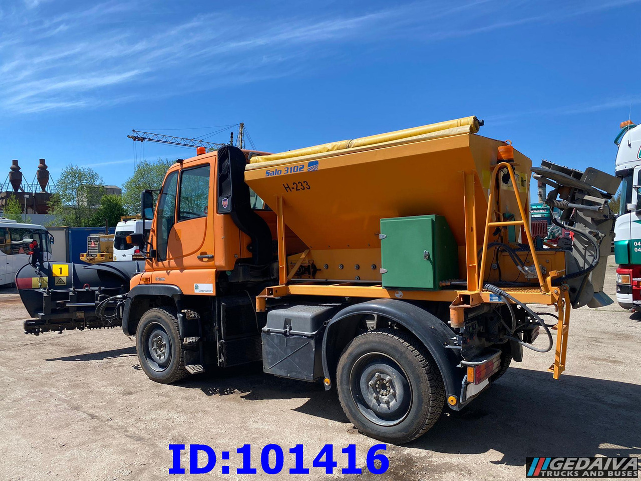 MERCEDES-BENZ Unimog U300 4X4 - 제설차량 : 사진 4 MERCEDES-BENZ Unimog U300 4X4 - 제설차량 : 사진 4