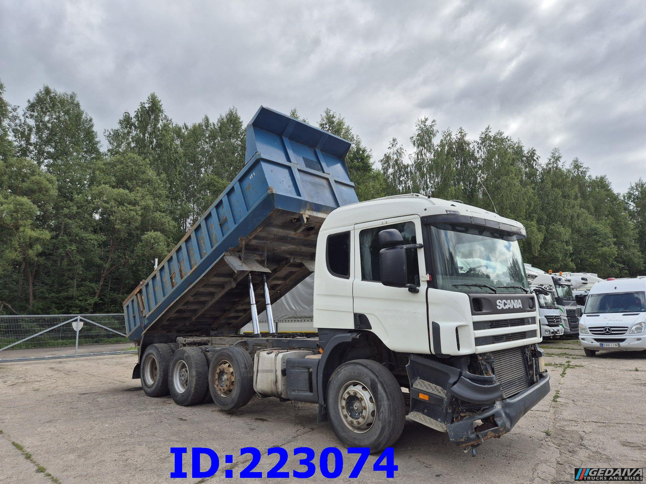 SCANIA 124 8x2 - Manual - Full steel - 덤프트럭 : 사진 4 SCANIA 124 8x2 - Manual - Full steel - 덤프트럭 : 사진 4