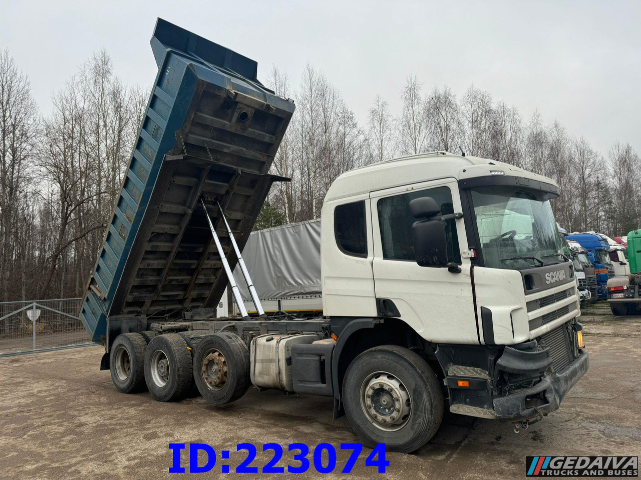 SCANIA 124 8x2 - Manual - Full steel - 덤프트럭 : 사진 5 SCANIA 124 8x2 - Manual - Full steel - 덤프트럭 : 사진 5