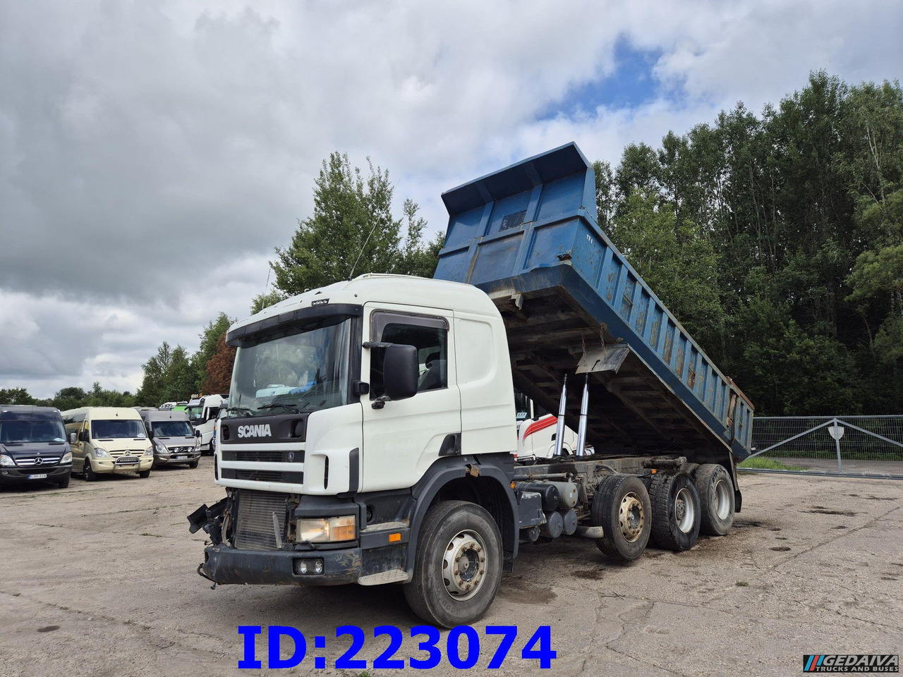 SCANIA 124 8x2 - Manual - Full steel - 덤프트럭 : 사진 1 SCANIA 124 8x2 - Manual - Full steel - 덤프트럭 : 사진 1
