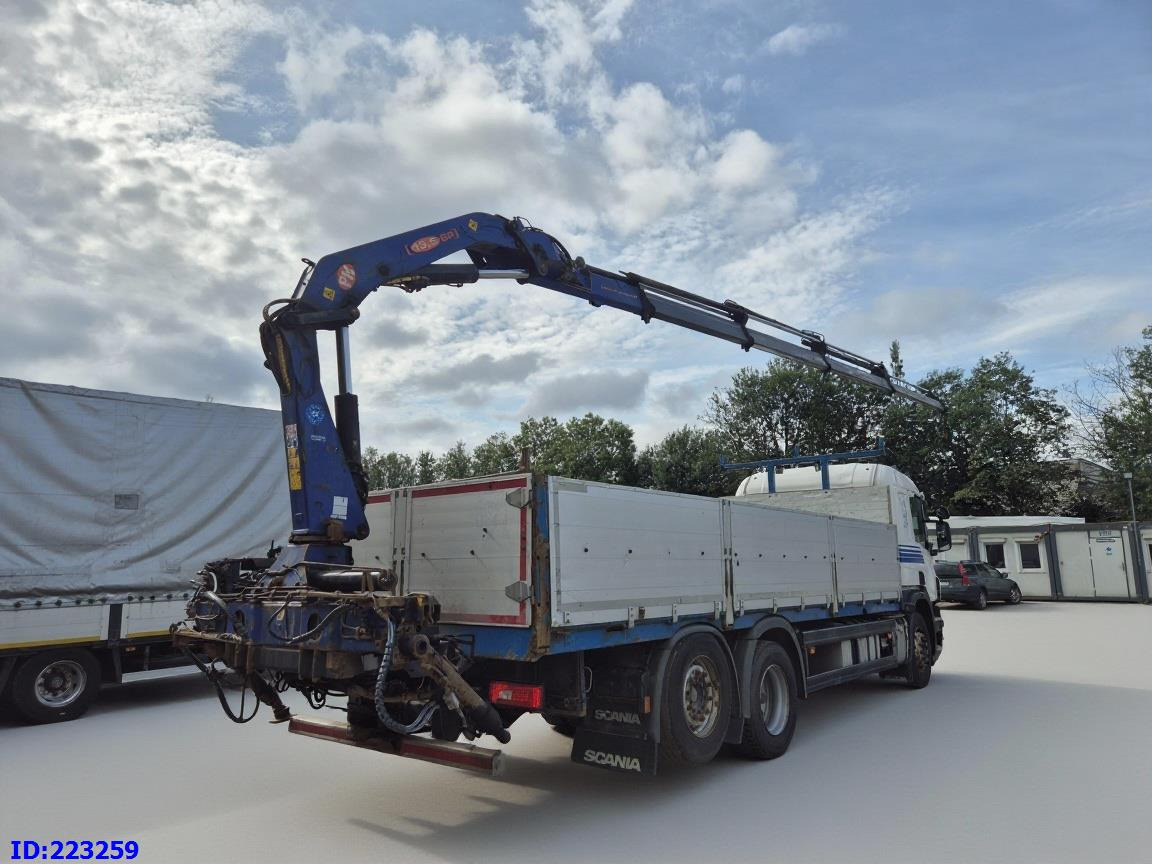 SCANIA P450 6x2 Steering axle Euro6 + PM 13.5SP - 드롭사이드/ 플랫베드 트럭 : 사진 4 SCANIA P450 6x2 Steering axle Euro6 + PM 13.5SP - 드롭사이드/ 플랫베드 트럭 : 사진 4