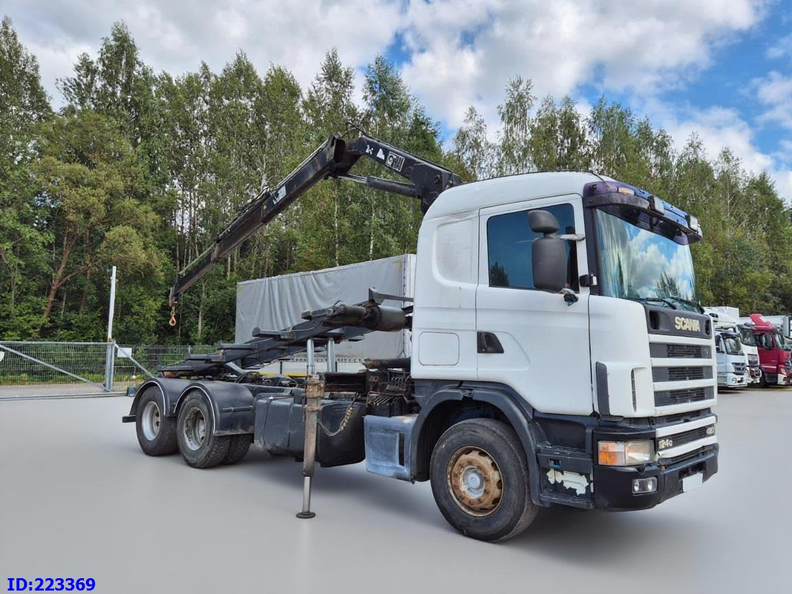 SCANIA R124 420 + Crane HIAB 140AW - 덤프트럭 : 사진 4 SCANIA R124 420 + Crane HIAB 140AW - 덤프트럭 : 사진 4
