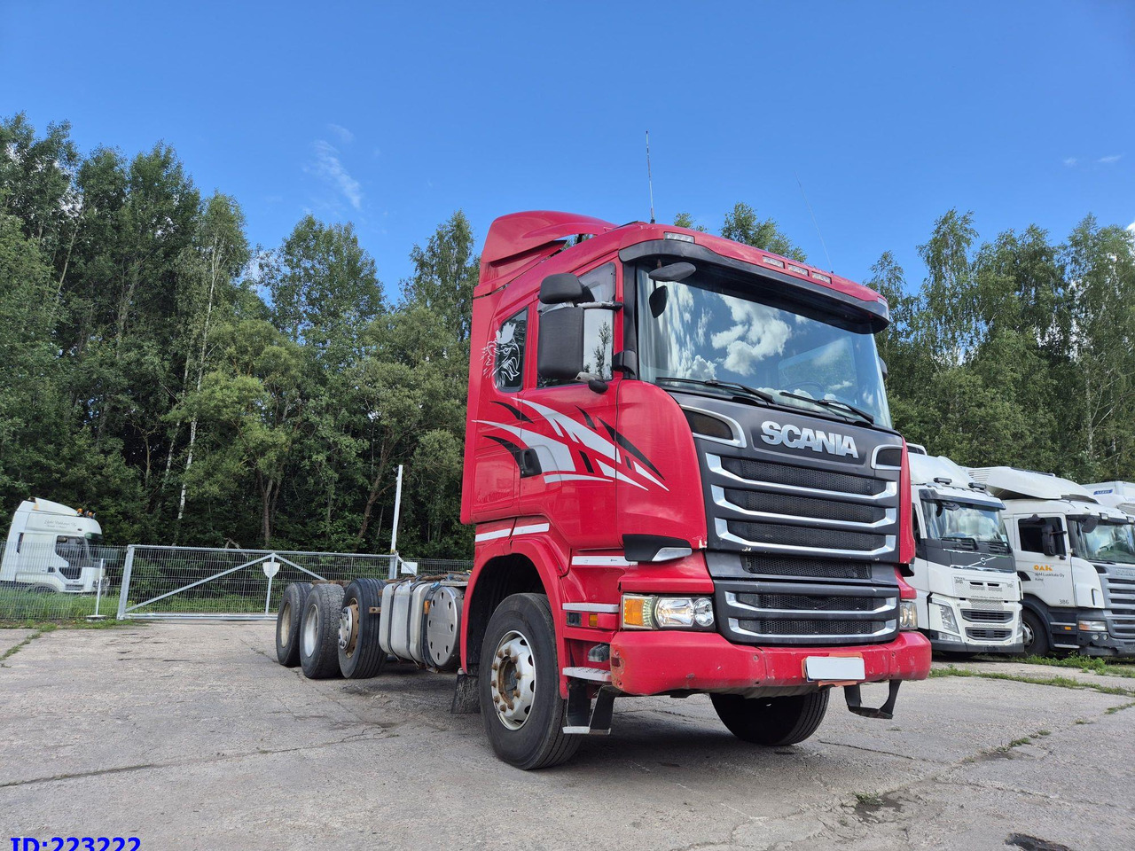 SCANIA R620 - 8x4 - Steering axle - 캡 새시 트럭 : 사진 4 SCANIA R620 - 8x4 - Steering axle - 캡 새시 트럭 : 사진 4