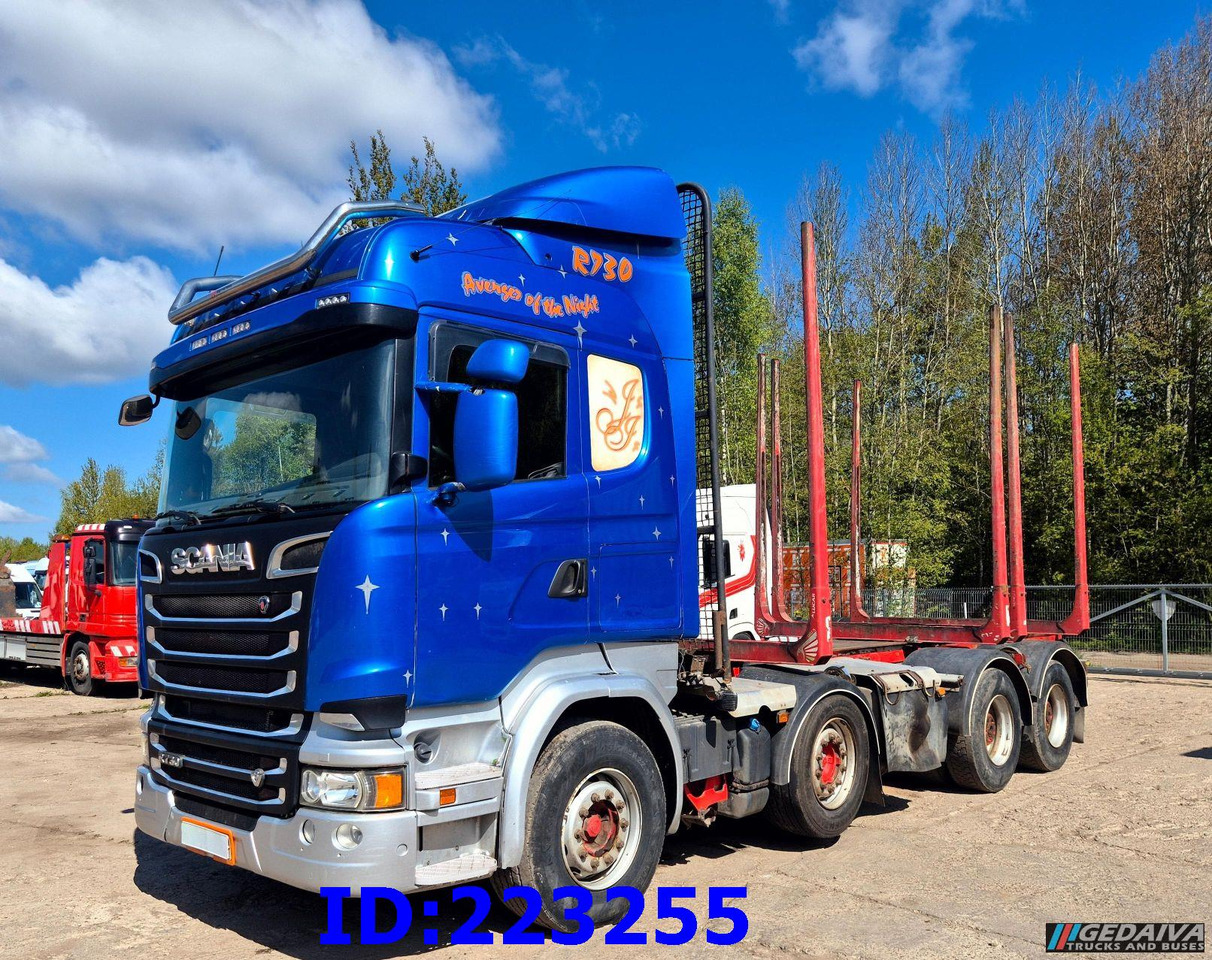 SCANIA R730 - 8x4 - Full Steel - 목재 트럭 : 사진 1 SCANIA R730 - 8x4 - Full Steel - 목재 트럭 : 사진 1