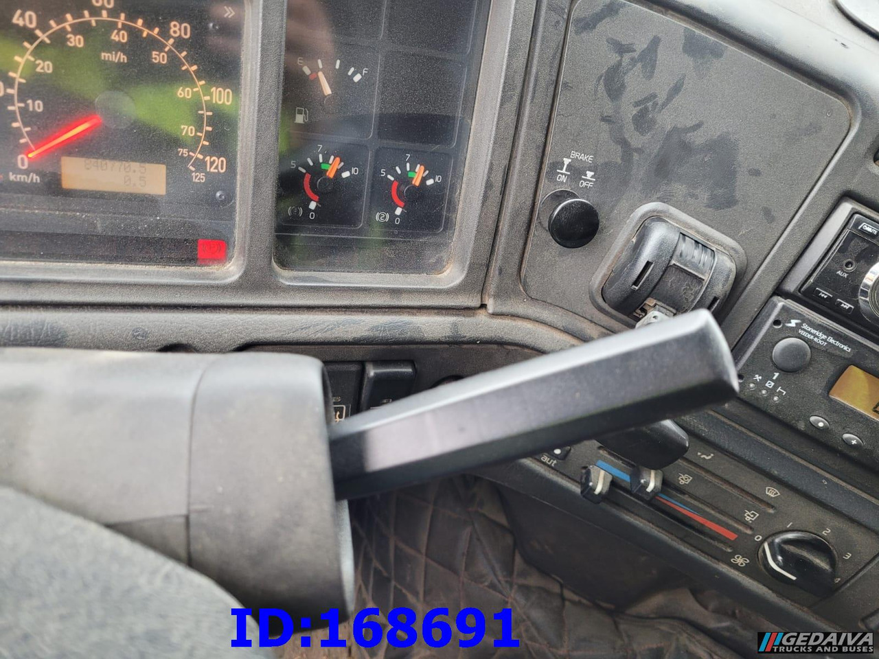 후크 리프트 트럭 VOLVO FH12 380HP 6x2 10tyre Hook Tipper : 사진 16