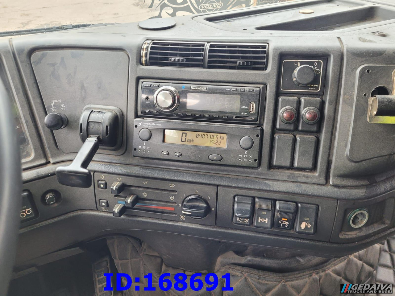 후크 리프트 트럭 VOLVO FH12 380HP 6x2 10tyre Hook Tipper : 사진 17