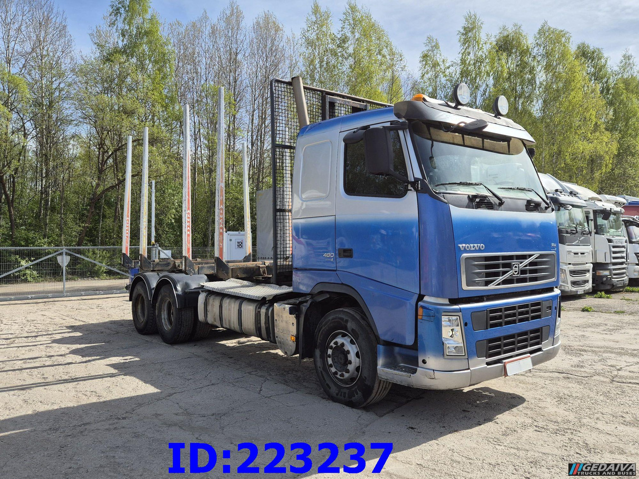 VOLVO FH13 480HP 6x4 - 목재 트럭 : 사진 4 VOLVO FH13 480HP 6x4 - 목재 트럭 : 사진 4