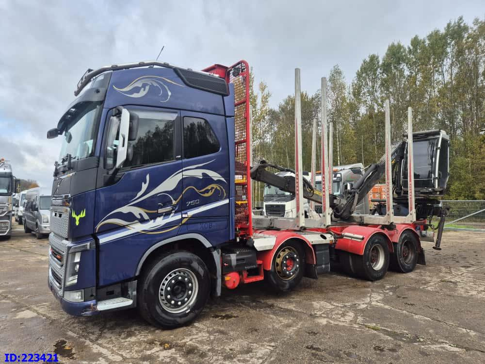VOLVO FH16 750HP 8x4 +  KESLA CRANE - 목재 트럭 : 사진 1 VOLVO FH16 750HP 8x4 +  KESLA CRANE - 목재 트럭 : 사진 1