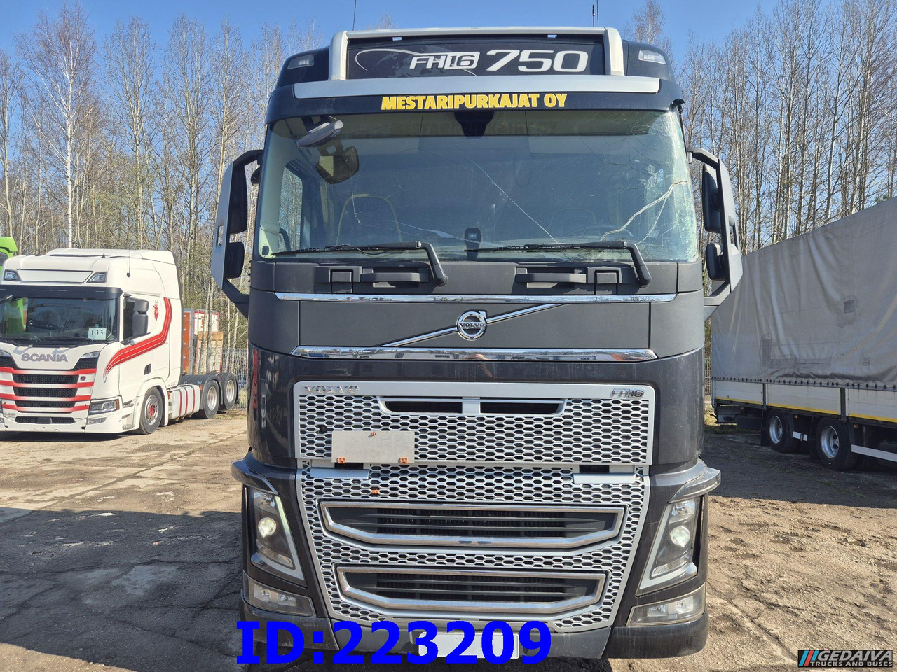 VOLVO FH16 750HP 8x4 Steering axle - 캡 새시 트럭 : 사진 2 VOLVO FH16 750HP 8x4 Steering axle - 캡 새시 트럭 : 사진 2
