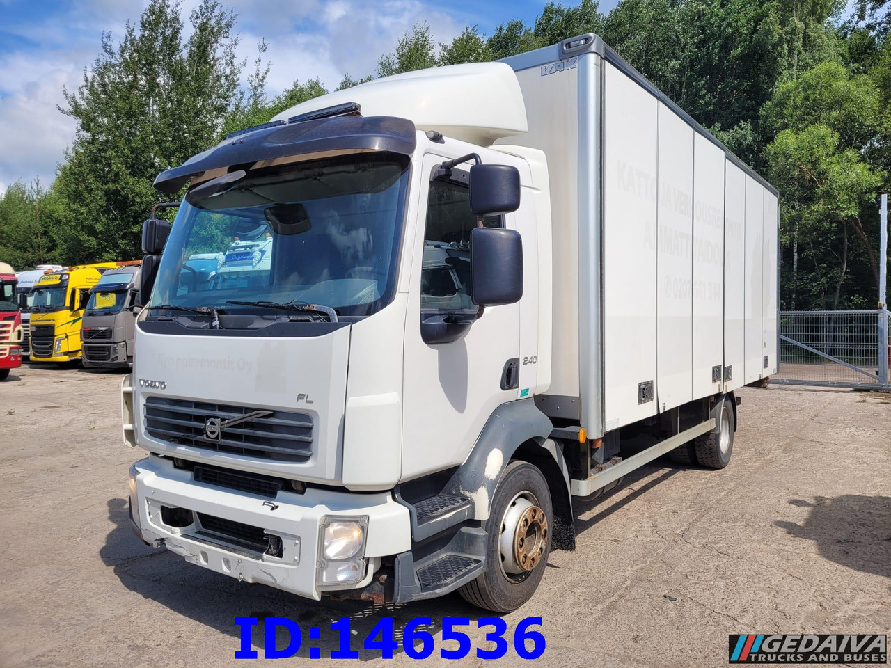VOLVO FL 240HP - 4x2 - Manual - Euro5 - 박스 트럭 : 사진 1 VOLVO FL 240HP - 4x2 - Manual - Euro5 - 박스 트럭 : 사진 1