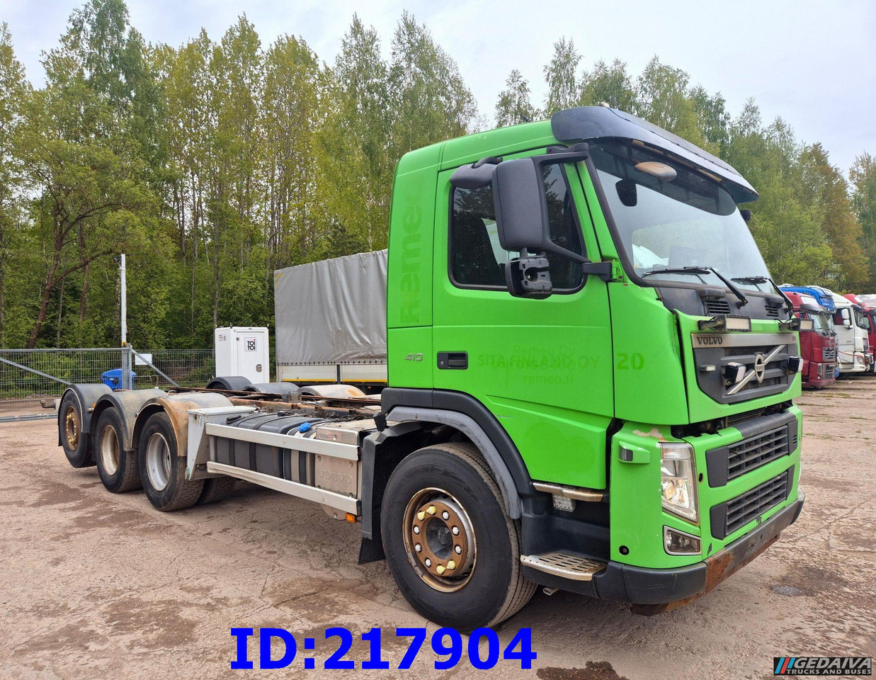 VOLVO FM 410HP 8x4 (Steering axle) - 캡 새시 트럭 : 사진 4 VOLVO FM 410HP 8x4 (Steering axle) - 캡 새시 트럭 : 사진 4