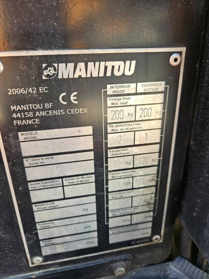 Manitou 100 VJR Evolution - 관절 붐 : 사진 5 Manitou 100 VJR Evolution - 관절 붐 : 사진 5