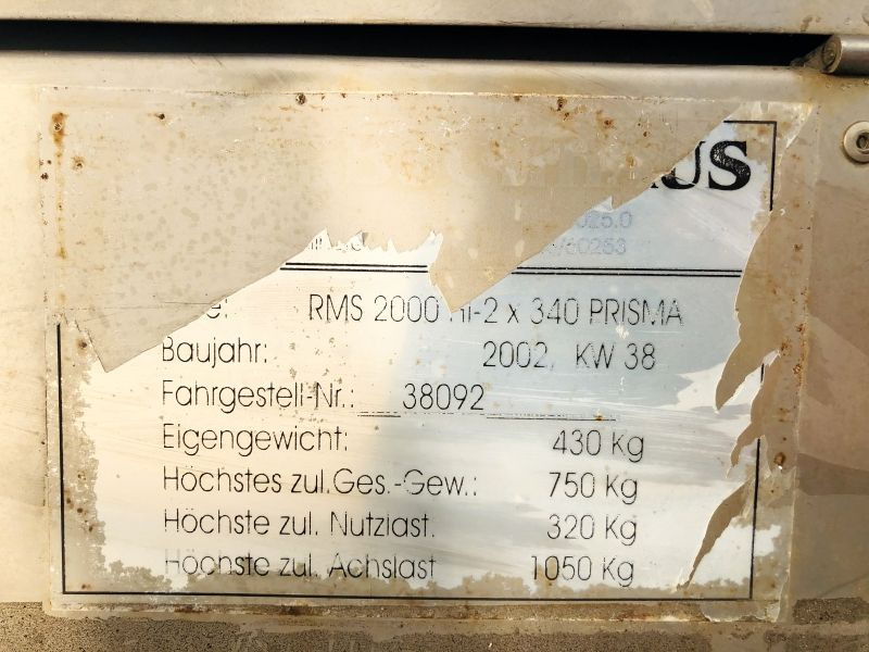 Diverses Bucharts RMS2000 (3029) - 건설장비, 트레일러 : 사진 3 Diverses Bucharts RMS2000 (3029) - 건설장비, 트레일러 : 사진 3