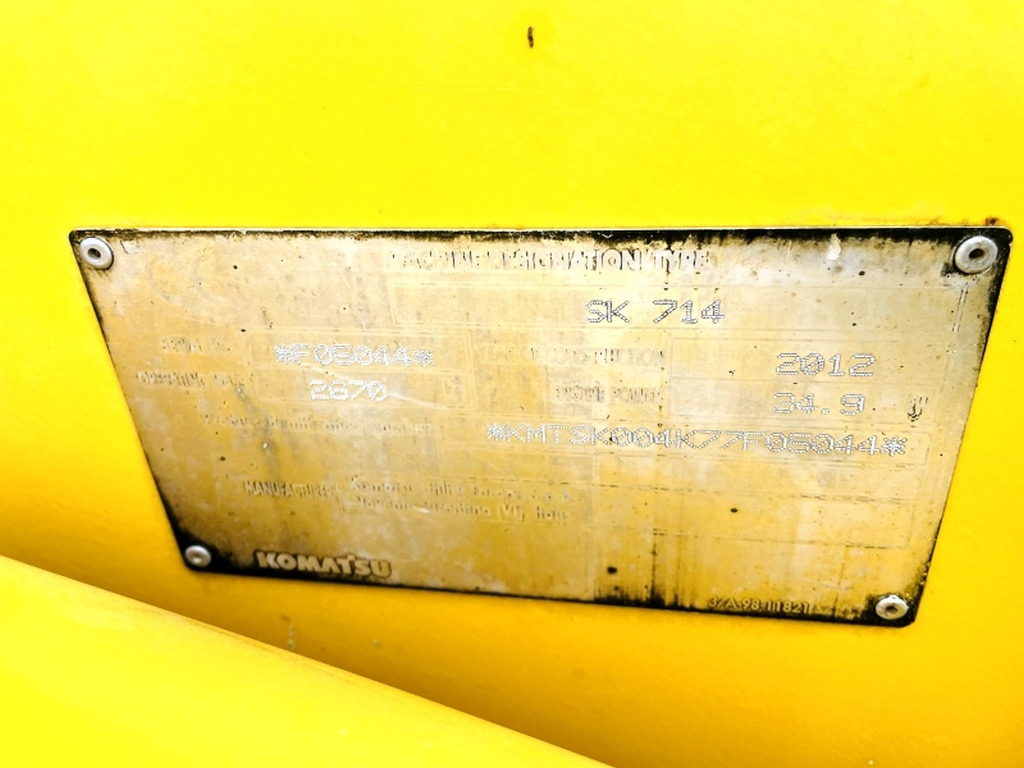 Komatsu SK714-5 (3948) - 스키드 스티어 로더 : 사진 3 Komatsu SK714-5 (3948) - 스키드 스티어 로더 : 사진 3