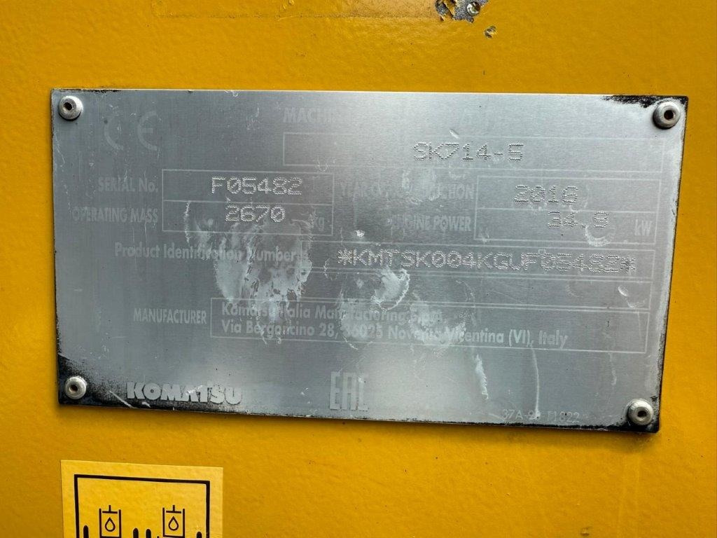 Komatsu SK714-5 (4026) - 스키드 스티어 로더 : 사진 5 Komatsu SK714-5 (4026) - 스키드 스티어 로더 : 사진 5