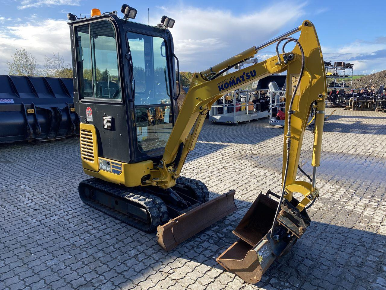 Komatsu PC16R-3HS - 미니 굴삭기 : 사진 5 Komatsu PC16R-3HS - 미니 굴삭기 : 사진 5