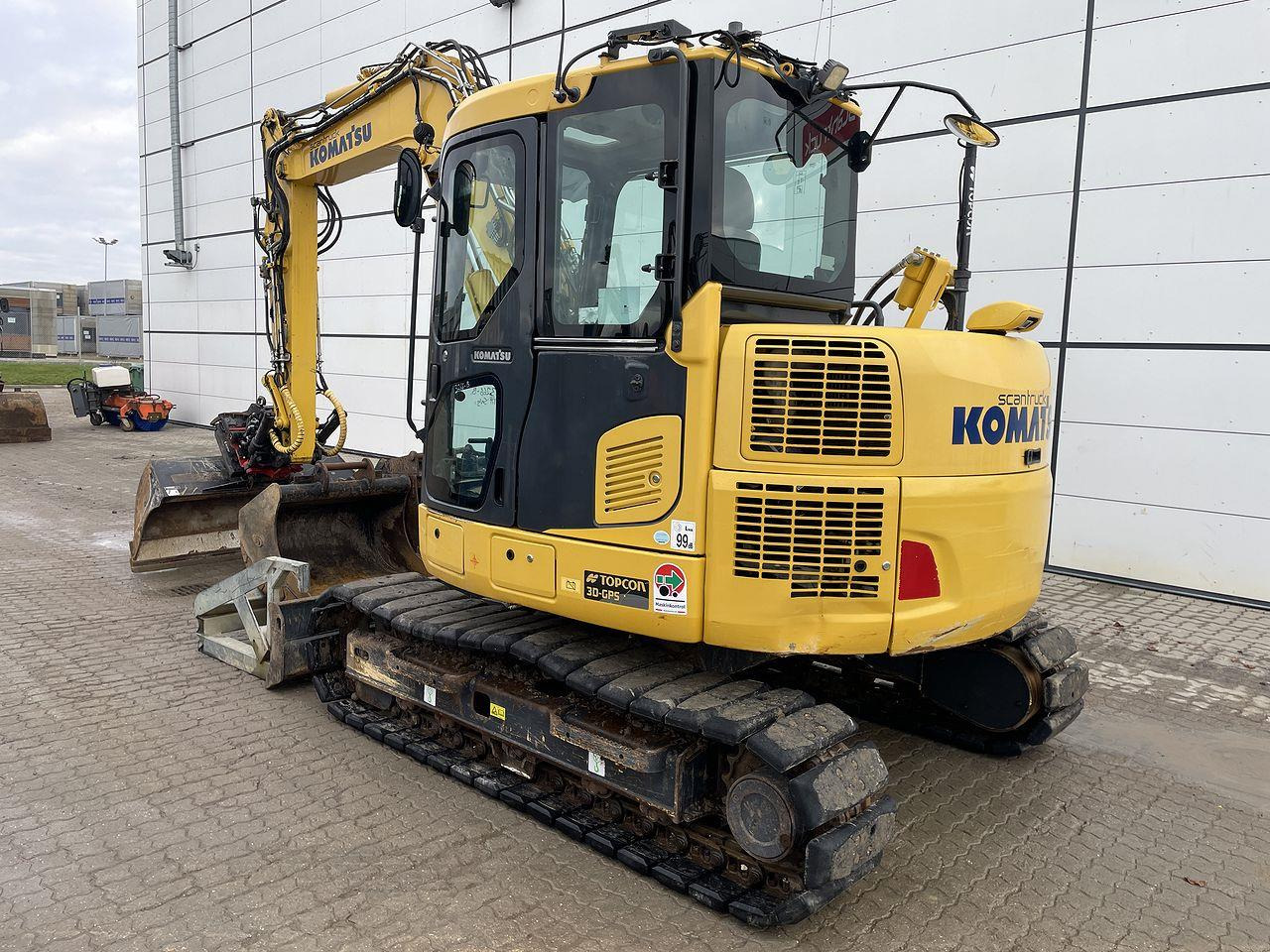 Komatsu PC88MR-10 med Topcon - 미니 굴삭기 : 사진 2 Komatsu PC88MR-10 med Topcon - 미니 굴삭기 : 사진 2