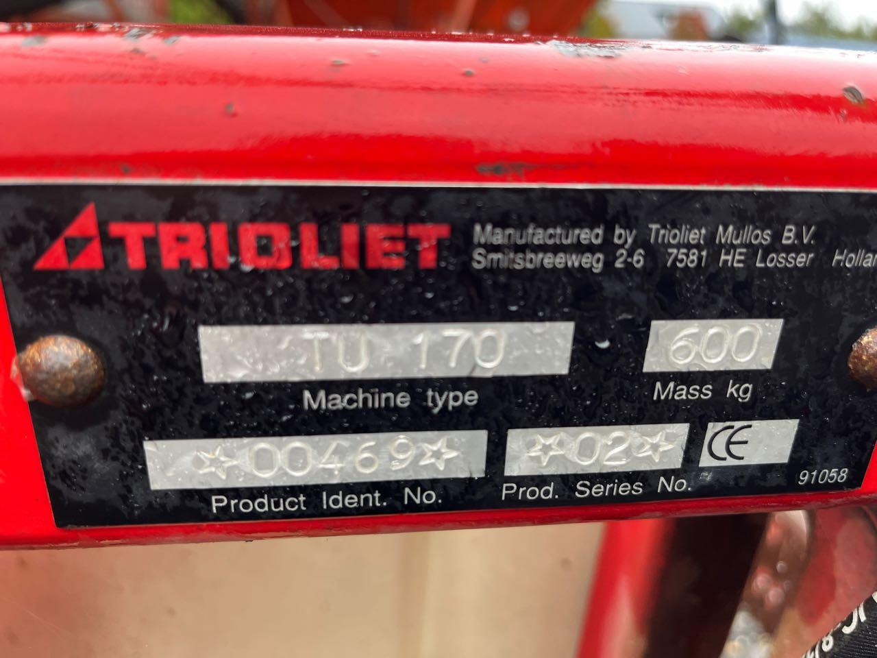 사일리지 장비 Trioliet TU 170 : 사진 9