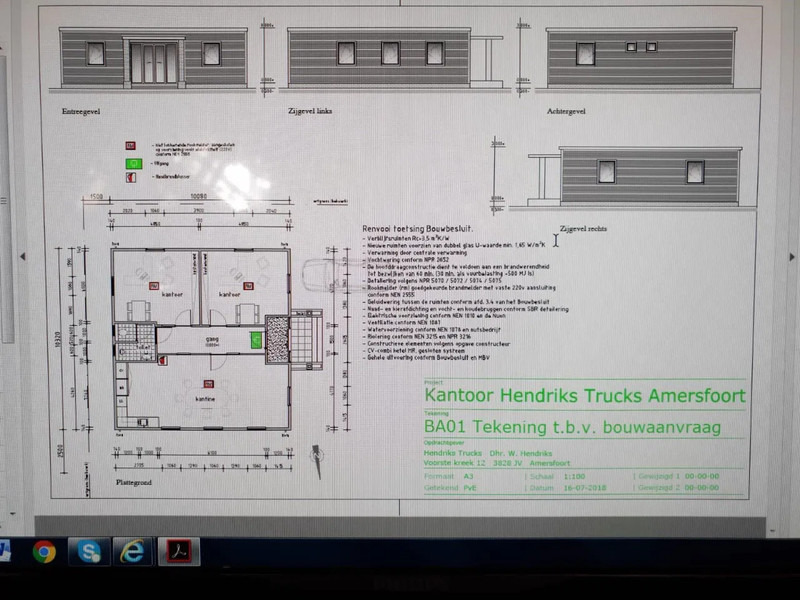 작업장 장비 Bosch 100M2 COMPLETE OFFICE UNIT, FOTOS BEFORE AND AFTER / 2OFFICE + TOILET + KITCHEN + KANTOOR : 사진 18 작업장 장비 Bosch 100M2 COMPLETE OFFICE UNIT, FOTOS BEFORE AND AFTER / 2OFFICE + TOILET + KITCHEN + KANTOOR : 사진 18