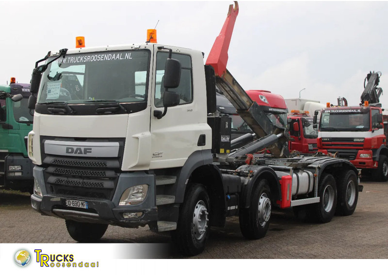 DAF CF 510 + 8X4 + HOOK 26TON + PERFCET CONDITION + 2X IN STOCK - 후크 리프트 트럭 : 사진 1 DAF CF 510 + 8X4 + HOOK 26TON + PERFCET CONDITION + 2X IN STOCK - 후크 리프트 트럭 : 사진 1