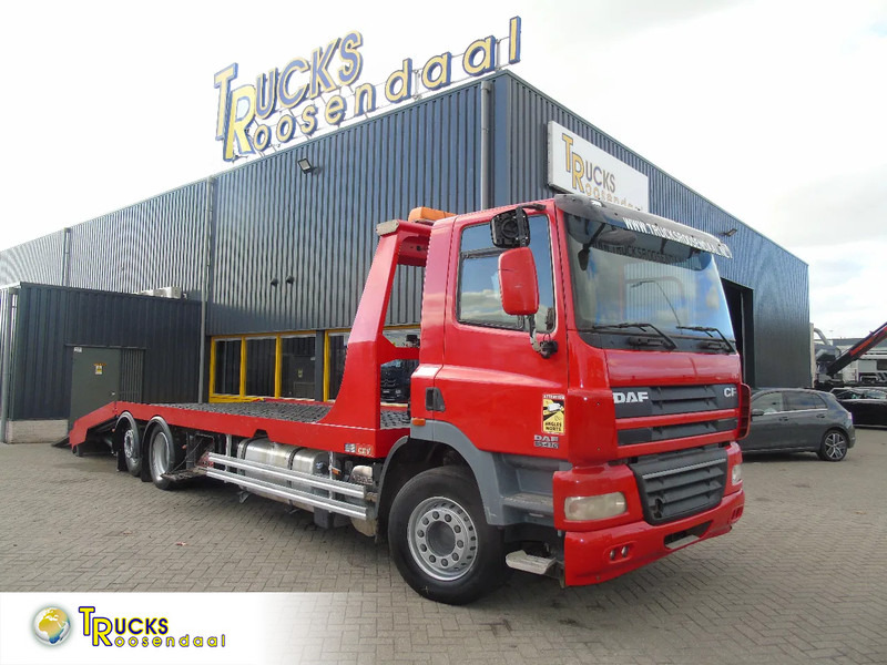 DAF CF 85.410 + EURO 5 + HYDRO RAMPS + 6X2 + RETARDER - 자동 운반 장치 트럭 : 사진 1 DAF CF 85.410 + EURO 5 + HYDRO RAMPS + 6X2 + RETARDER - 자동 운반 장치 트럭 : 사진 1