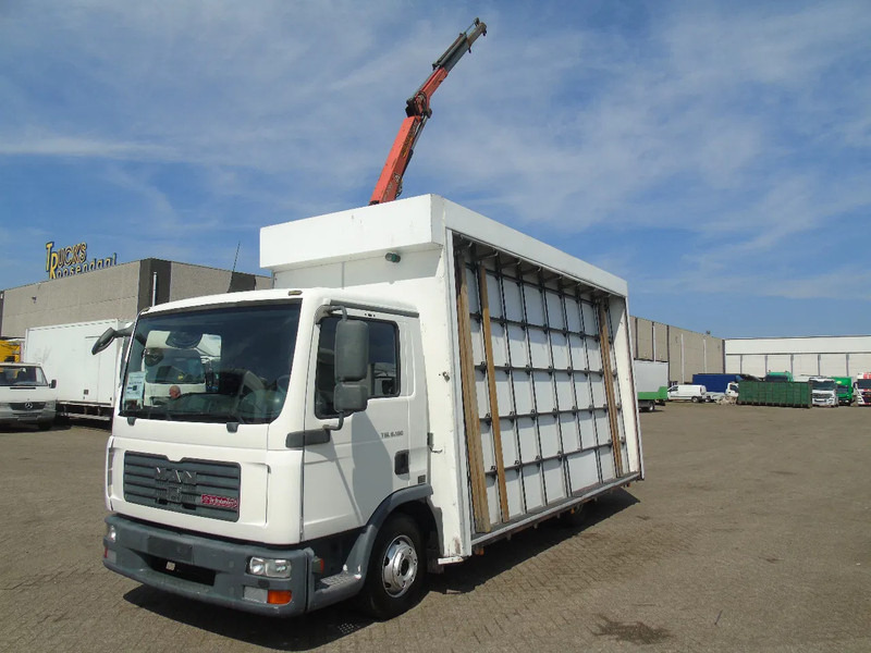 MAN TGL 8.180 + PALFINGER + GLASS TRUCK + MANUAL - 크레인 트럭 : 사진 2 MAN TGL 8.180 + PALFINGER + GLASS TRUCK + MANUAL - 크레인 트럭 : 사진 2