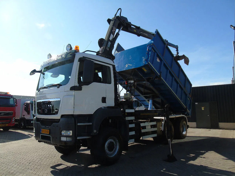 MAN TGX + 6x6 + HIAB 166 E3 HIPRO + 3SIDE TIPPER - 덤프트럭, 크레인 트럭 : 사진 3 MAN TGX + 6x6 + HIAB 166 E3 HIPRO + 3SIDE TIPPER - 덤프트럭, 크레인 트럭 : 사진 3