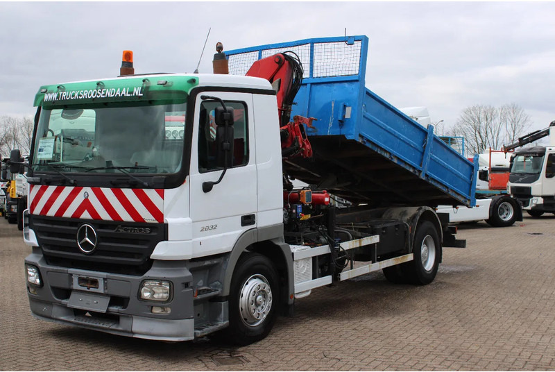 Mercedes-Benz Actros 2032 + HMF 1460 + Tipper + Steel Steel - 덤프트럭 : 사진 5 Mercedes-Benz Actros 2032 + HMF 1460 + Tipper + Steel Steel - 덤프트럭 : 사진 5