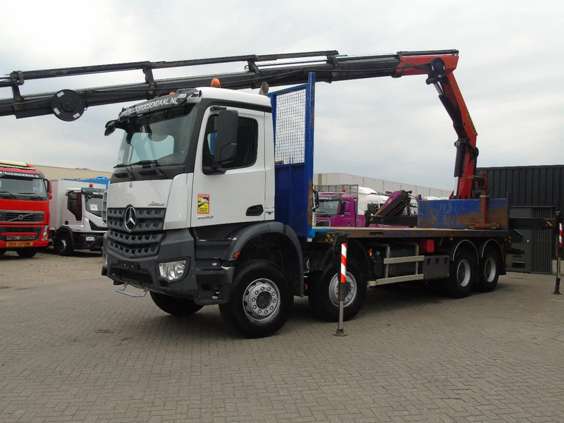 Mercedes-Benz Arocs 3242 + PALFINGER 33002EH 7x EXTENTION + 8X4 + EURO 6 + REMOTE - 크레인 트럭 : 사진 2 Mercedes-Benz Arocs 3242 + PALFINGER 33002EH 7x EXTENTION + 8X4 + EURO 6 + REMOTE - 크레인 트럭 : 사진 2