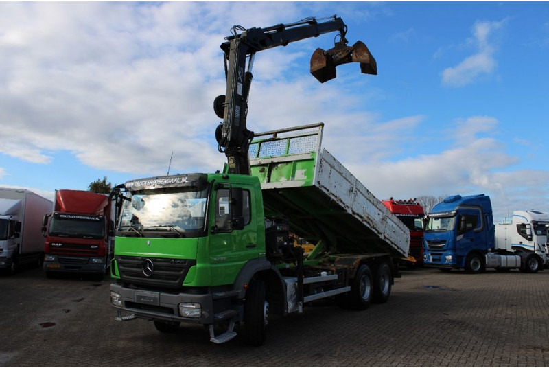 Mercedes-Benz Axor 2633 + TIPPER + HIAB 144 + REMOTE + MANUAL + 6x4 - 덤프트럭, 크레인 트럭 : 사진 2 Mercedes-Benz Axor 2633 + TIPPER + HIAB 144 + REMOTE + MANUAL + 6x4 - 덤프트럭, 크레인 트럭 : 사진 2