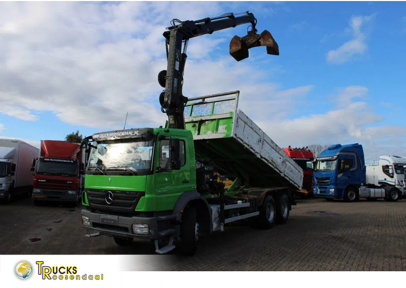 Mercedes-Benz Axor 2633 + TIPPER + HIAB 144 + REMOTE + MANUAL - 크레인 트럭 : 사진 1 Mercedes-Benz Axor 2633 + TIPPER + HIAB 144 + REMOTE + MANUAL - 크레인 트럭 : 사진 1