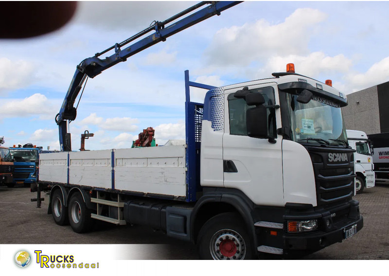 Scania G440 hiab 166-4 hipro + 6x4 + manual + remote - 크레인 트럭 : 사진 1 Scania G440 hiab 166-4 hipro + 6x4 + manual + remote - 크레인 트럭 : 사진 1