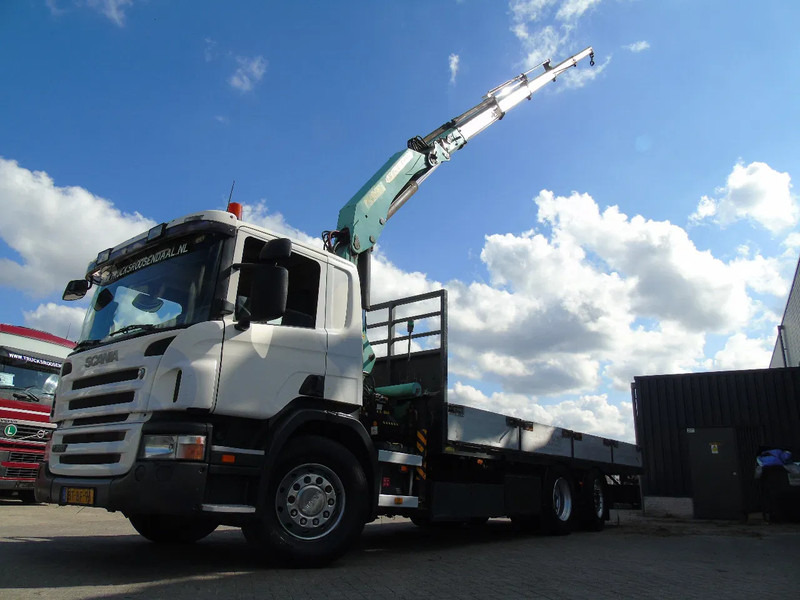 Scania P 380 + PALFINGER PK18.500 5x EXTENTION + 6X2 + STEERING AXLE + REMOTE - 크레인 트럭 : 사진 3 Scania P 380 + PALFINGER PK18.500 5x EXTENTION + 6X2 + STEERING AXLE + REMOTE - 크레인 트럭 : 사진 3