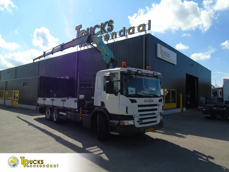 Scania P 380 + PALFINGER PK18.500 5x EXTENTION + 6X2 + STEERING AXLE + REMOTE - 크레인 트럭 : 사진 1 Scania P 380 + PALFINGER PK18.500 5x EXTENTION + 6X2 + STEERING AXLE + REMOTE - 크레인 트럭 : 사진 1