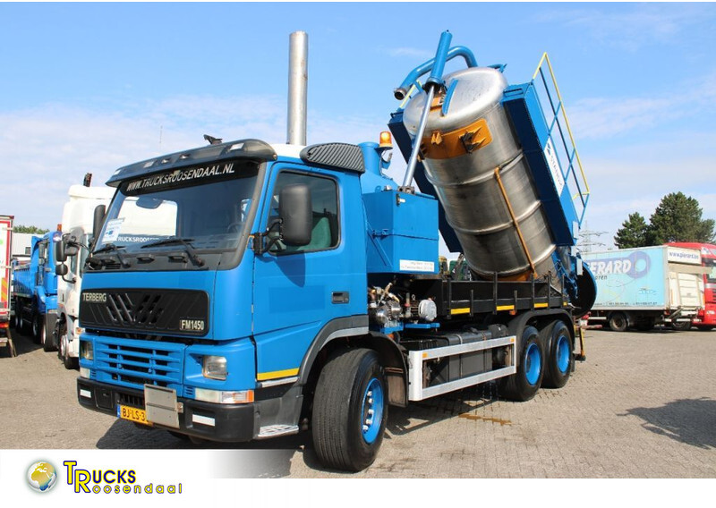 Terberg FM 1450 WITTIG VACUM SYSTEM + TIPPER + FULLY WORKING + EURO 2 + ADR + 11,34m3 - 진공 흡입 트럭 : 사진 1 Terberg FM 1450 WITTIG VACUM SYSTEM + TIPPER + FULLY WORKING + EURO 2 + ADR + 11,34m3 - 진공 흡입 트럭 : 사진 1
