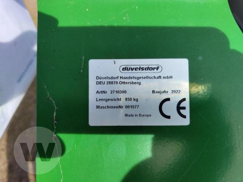 Düvelsdorf Frontpacker 3,0 m - 농장 롤러 : 사진 5 Düvelsdorf Frontpacker 3,0 m - 농장 롤러 : 사진 5