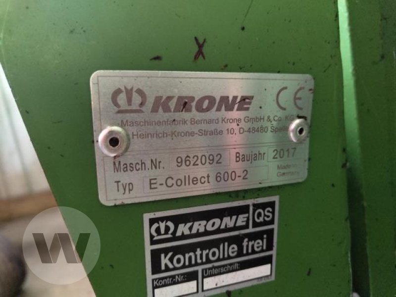 Krone Easy Collect 600 - 유채 헤더 확장 : 사진 3 Krone Easy Collect 600 - 유채 헤더 확장 : 사진 3