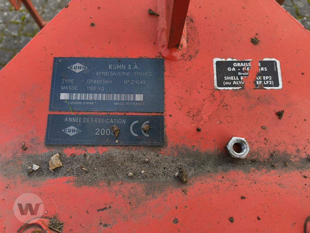 Kuhn GF 8501 MH - 반전기/ 레이크 : 사진 5 Kuhn GF 8501 MH - 반전기/ 레이크 : 사진 5