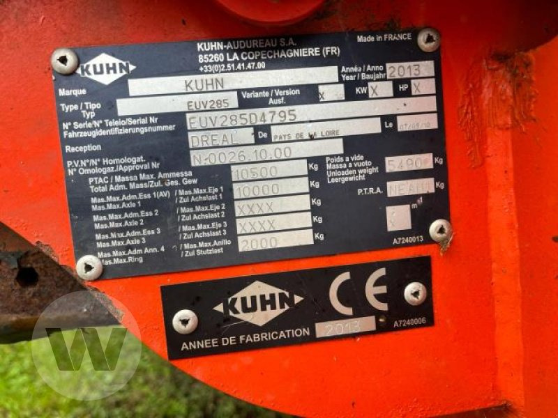 Kuhn Profile 1480 - 목초 믹서 : 사진 5 Kuhn Profile 1480 - 목초 믹서 : 사진 5